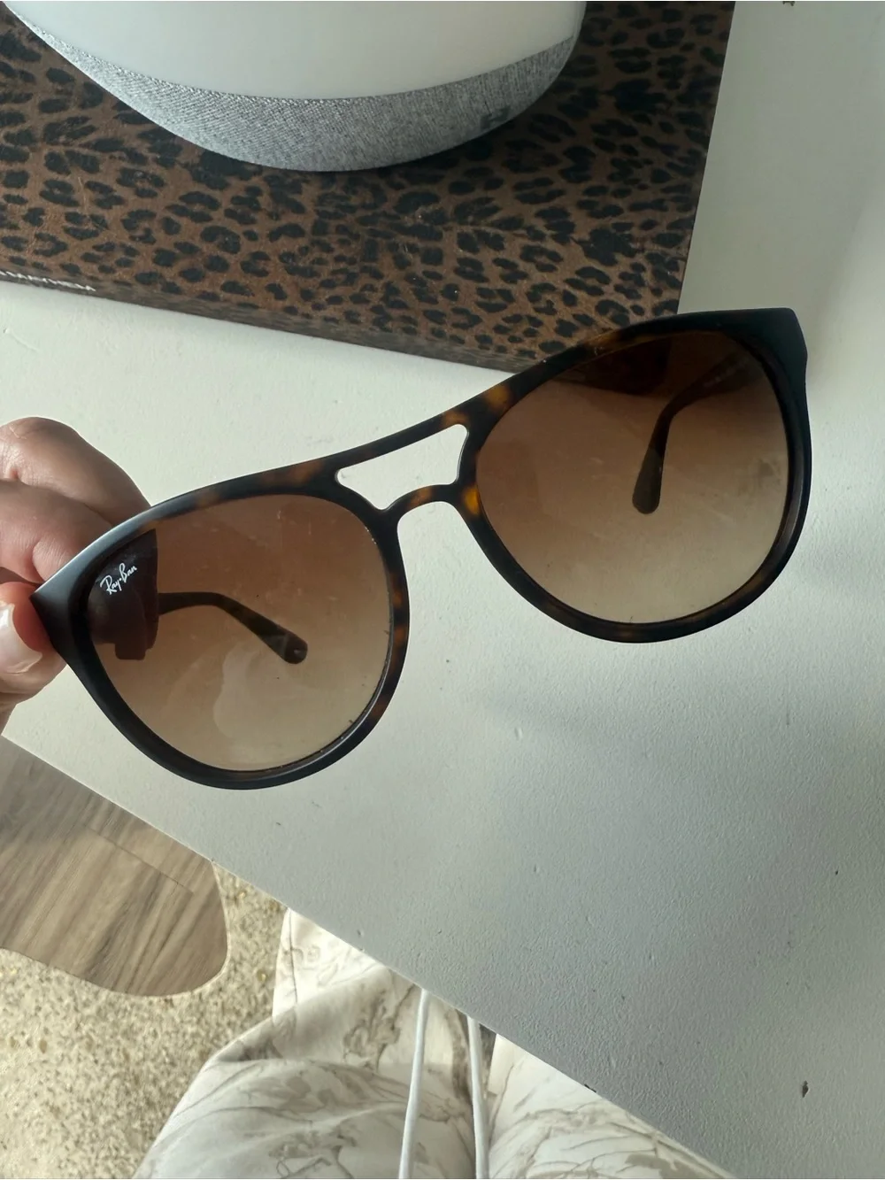 Ray-Ban Women's Tortoiseshell Brown Gradient Sunglasses